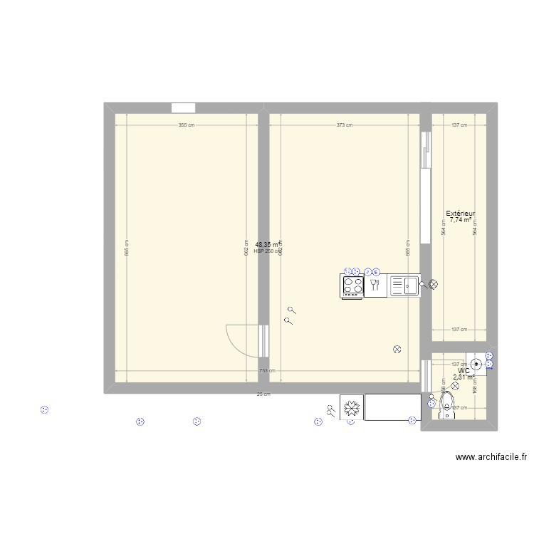 La Benauderie. Plan de 0 pièce et 0 m2