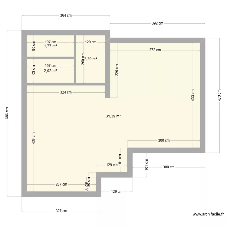 Projet Agostini. Plan de 
