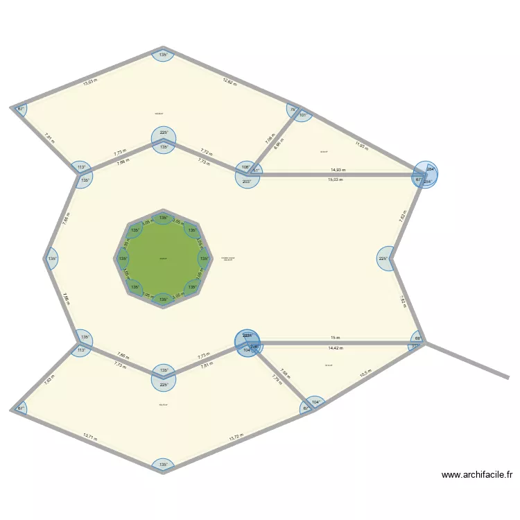 maison. Plan de maison. Plan de