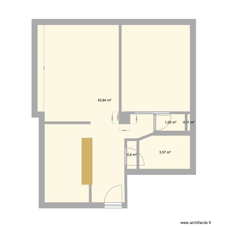 Jacob AVEC poteau 2. Plan de 0 pièce et 0 m2