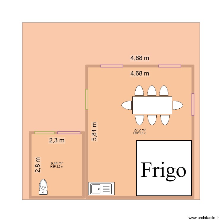 Cabane de chasse 2. Plan de 0 pièce et 0 m2