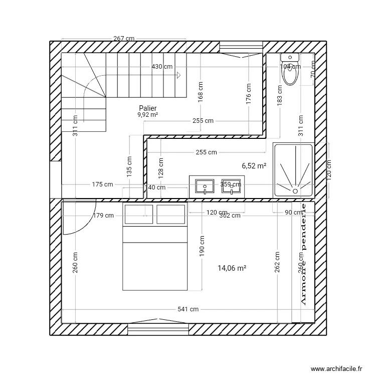 1° étage Montseron . Plan de 1° étage Montseron . Plan de