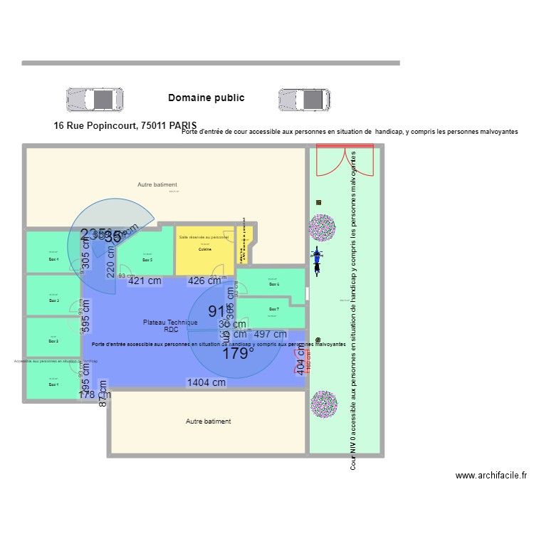 Sharp Mark III. Plan de 13 pièces et 500 m2