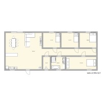 maison plan avec des cardes de containers 3x3