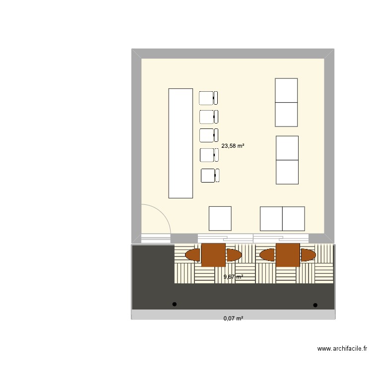 Ghido Ramen. Plan de 0 pièce et 0 m2