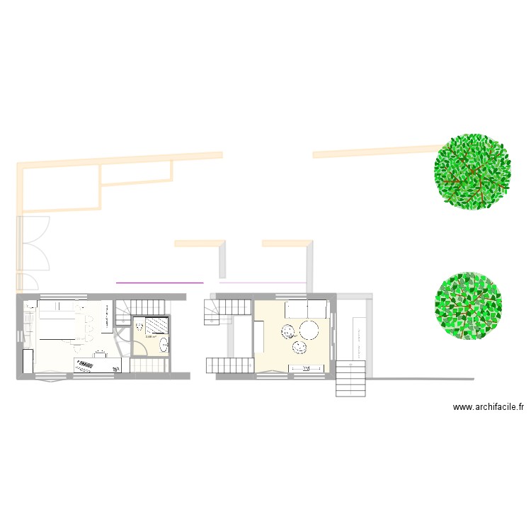 FTNB v4. Plan de 3 pièces et 38 m2