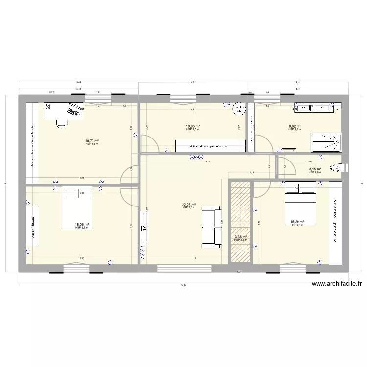 CDV5.4. Plan de 14 et 229 m² CDV5.4. Plan de 14 et 229 m²