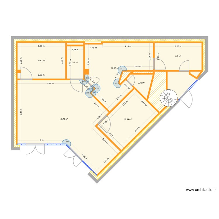 Agence Vannes. Plan de 0 pièce et 0 m2