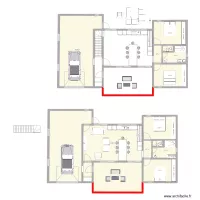 maison en u