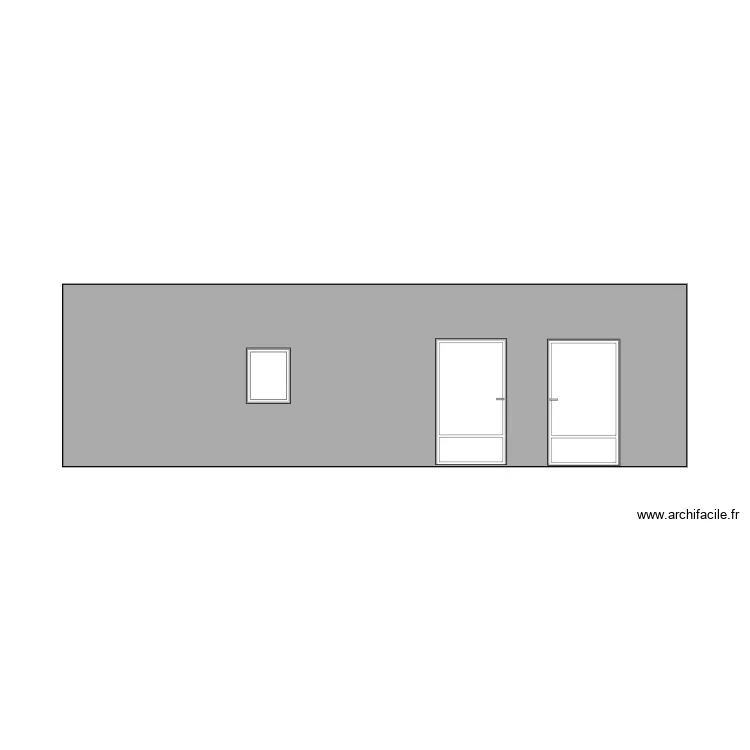 facade. Plan de facade. Plan de