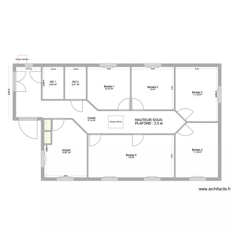 APF MONTAUBAN. Plan de 11 et 98 m² APF MONTAUBAN. Plan de 11 et 98 m²