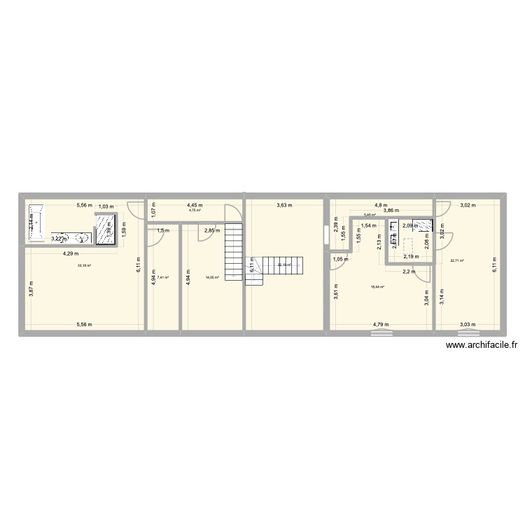 maison 2. Plan de 0 pièce et 0 m2