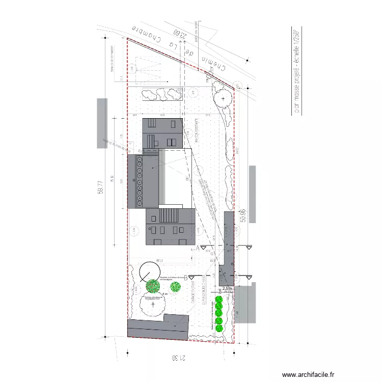 Plantations Kerdandec. Plan de 