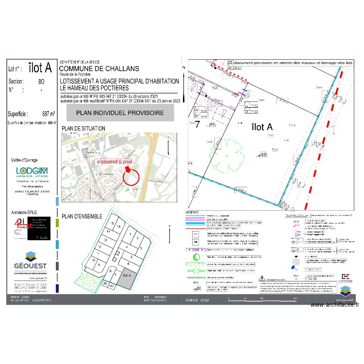 Challans_ Le Hameau de la Poctière 6 LLS. Plan de 0 pièce et 0 m2