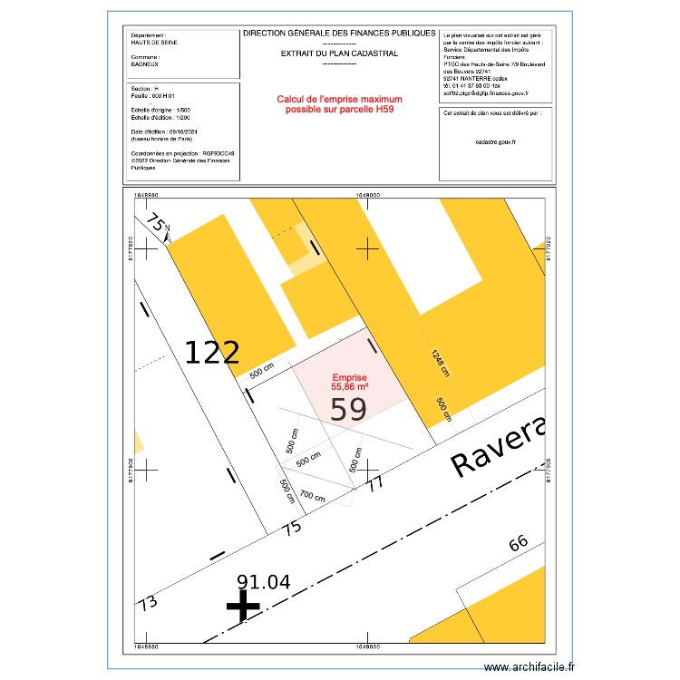 bagneux rivera. Plan de 0 pièce et 0 m2