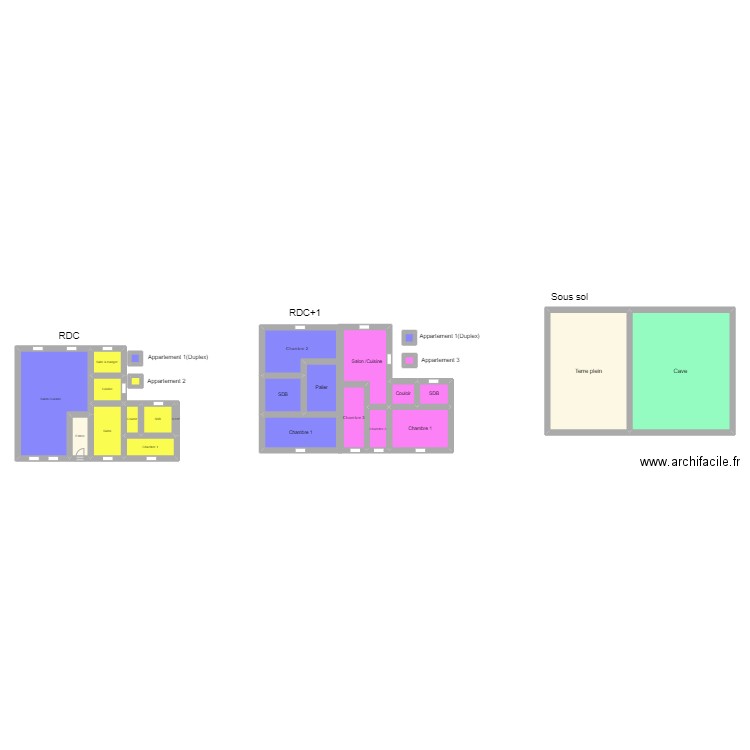 bonjean. Plan de 25 pièces et 159 m2