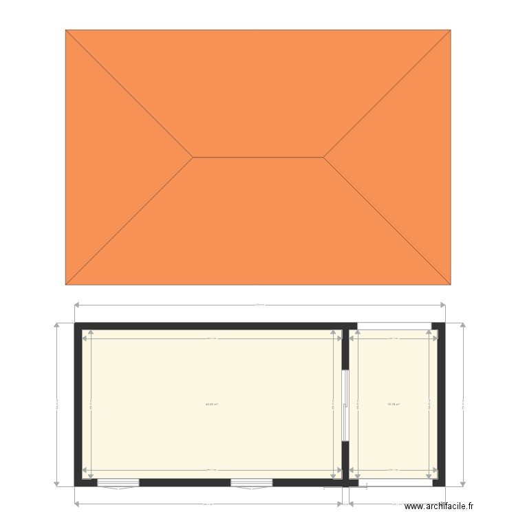 ceylan2. Plan de 3 pièces et 121 m2