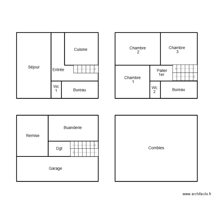CONCARNEAU LEGALL. Plan de 0 pièce et 0 m2
