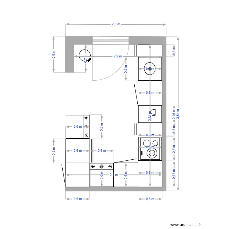 Le Président - cuisine_v27.04. Plan de 0 pièce et 0 m2
