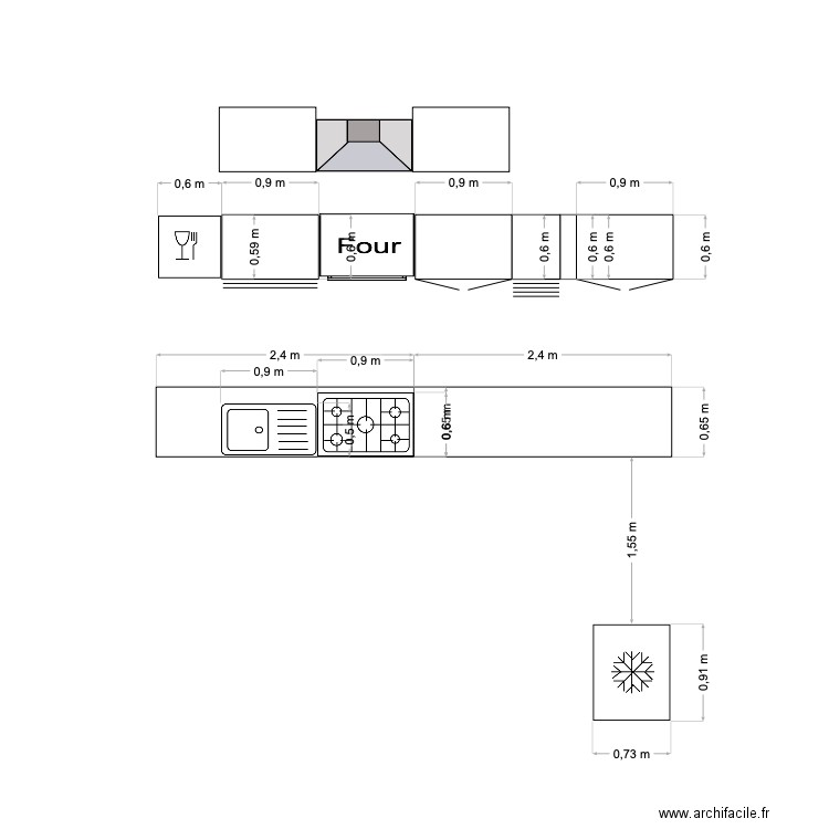Kranevo_cuisine_1. Plan de 0 pièce et 0 m2