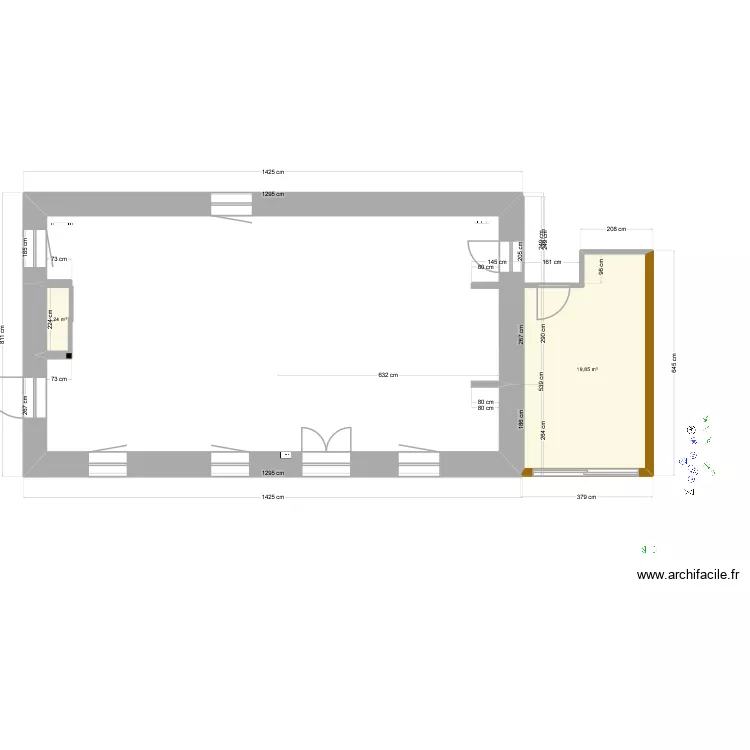 guzoux v4 bip - DT. Plan de 8  et 133 m²