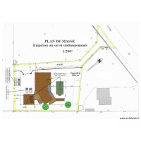 gorguette plan masse emprises au sol et stationnements