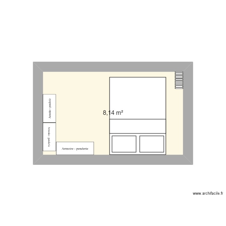 chambre 2. Plan de 0 pièce et 0 m2