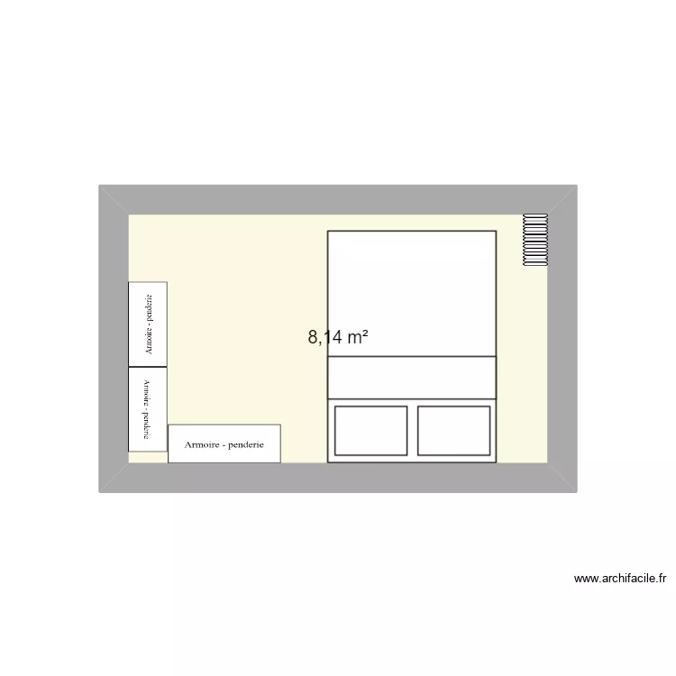 chambre 2. Plan de chambre 2. Plan de