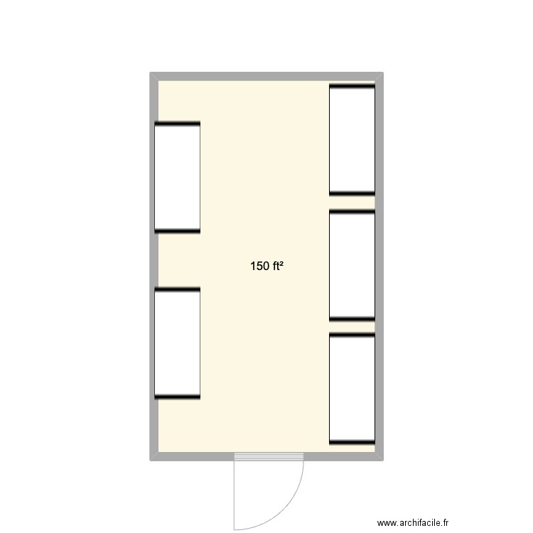 ProFarm Group Shelving . Plan de 1 pièce et 14 m2