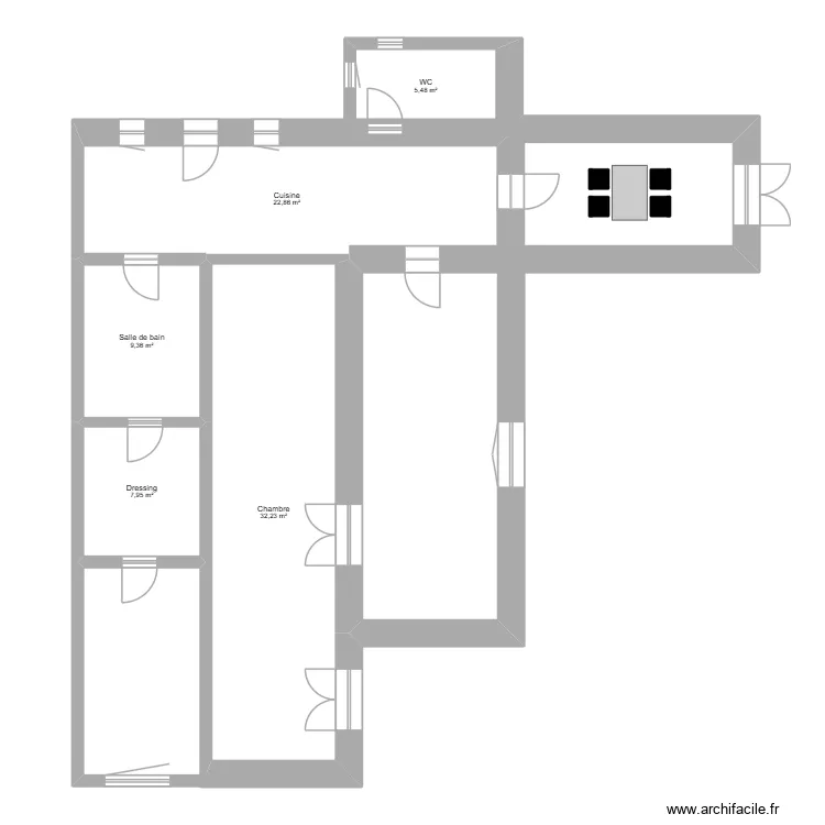 appart renové. Plan de 5 et 78 m² appart renové. Plan de 5 et 78 m²