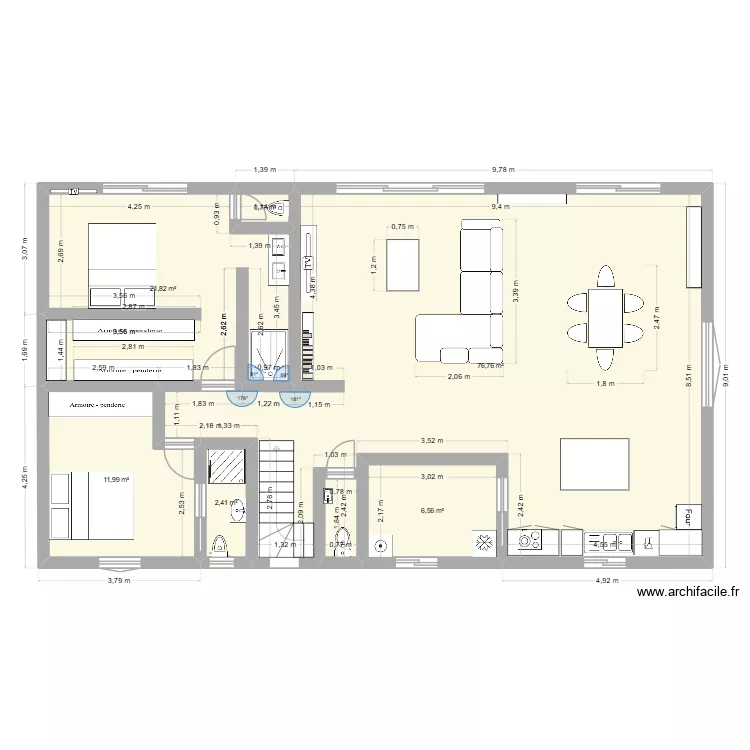 plan 2 maison 2026. Plan de 8  et 247 m²