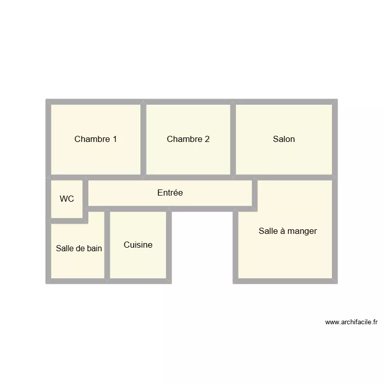 FALHON. Plan de 8 et 17 m² FALHON. Plan de 8 et 17 m²