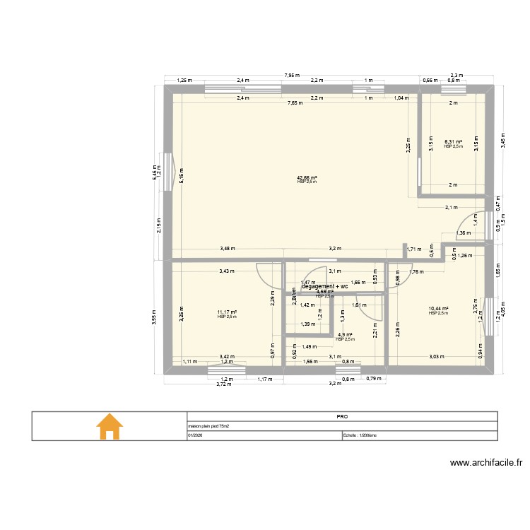 plan bapt. Plan de 0 pièce et 0 m2