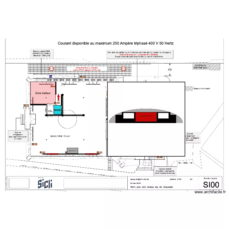 event+ sicli 2025 vide. Plan de 
