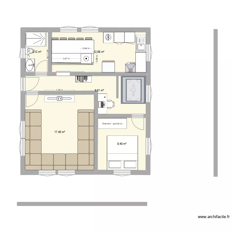 tesss. Plan de 5 et 52 m² tesss. Plan de 5 et 52 m²