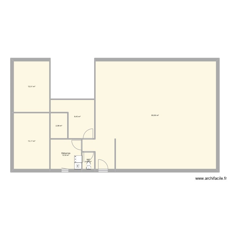 mauvezin. Plan de 0 pièce et 0 m2