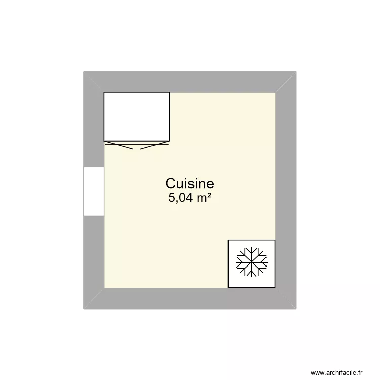 cuisine. Plan de 