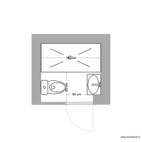 salle de douche &eacute;tage