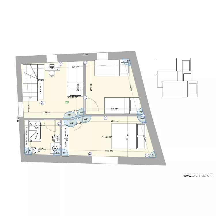 groix_etage6. Plan de 