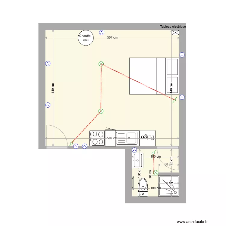 SCI FUMEY - APPART  2 - BLOIS. Plan de 