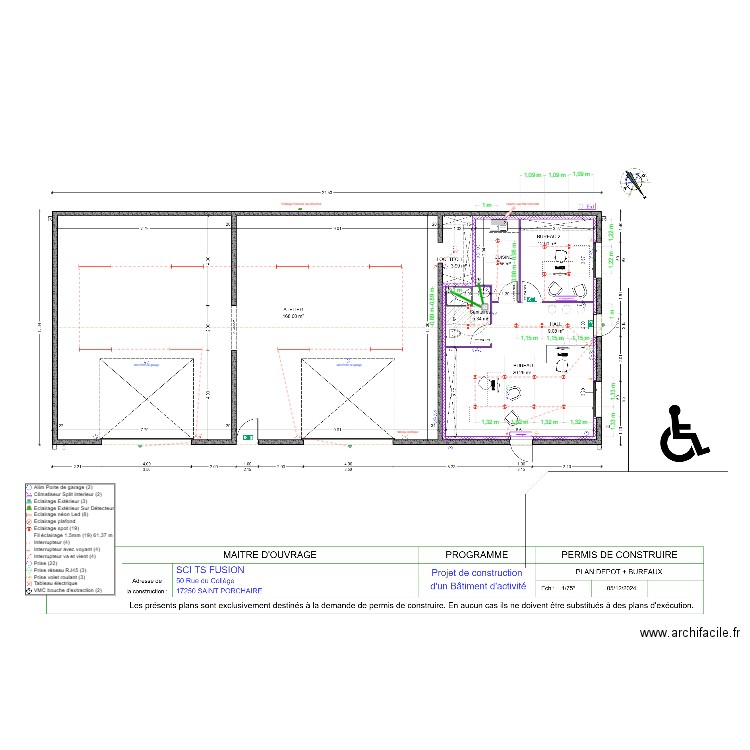 SCI TS FUSION. Plan de 0 pièce et 0 m2