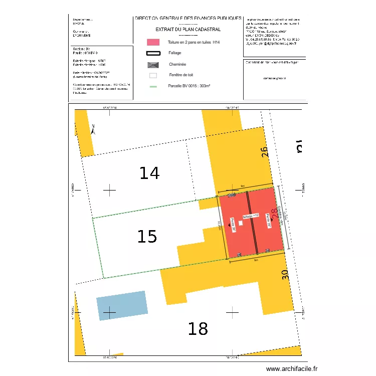dp02 CHAUDIER. Plan de 