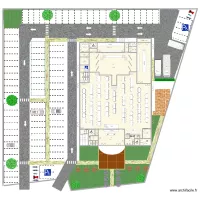 Cabaret L'aigle noir tables rectangulaires