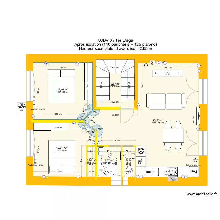 SJDV3 1 etage V2. Plan de 