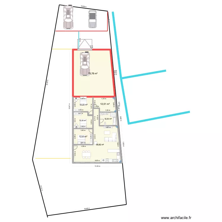 plan 5. Plan de 7 et 193 m² plan 5. Plan de 7 et 193 m²