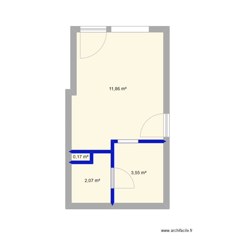 appart. Plan de 0 pièce et 0 m2
