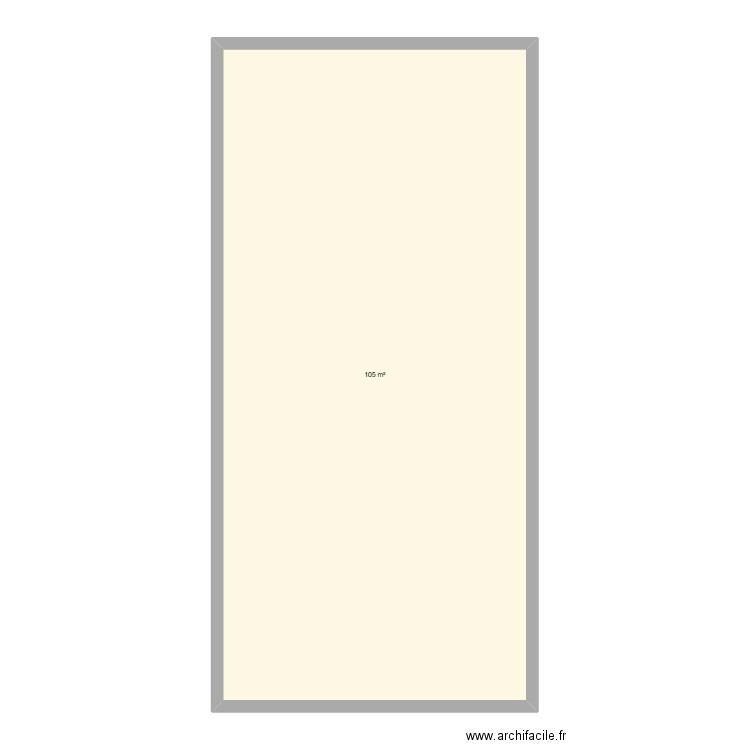 plan s114 Maissa Borealis. Plan de 1 pièce et 105 m2