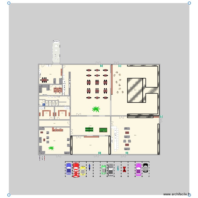 Conduite de Projet. Plan de 17 pièces et 1131 m2