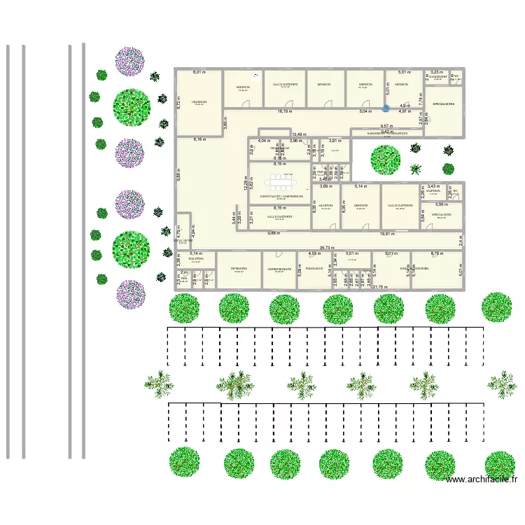 MAISON DE SANTE 2. Plan de 