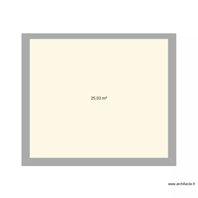 Maison 25m&sup2; 01. Plan de 